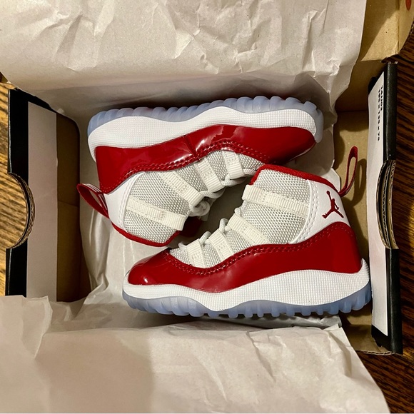 Nike Other - Jordan’s retro 11 (TD) white varsity red black - toddler 5c - NWT AND BOX